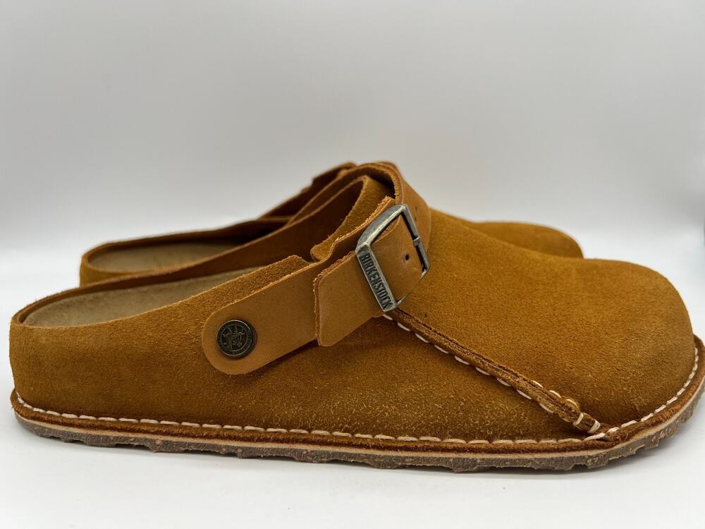 Birkenstock Lutry Premium Suede Leather Clog Mink Men's Size 11 New